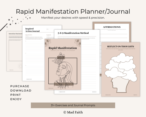 Rapid Manifestation Digital Planner/Journal