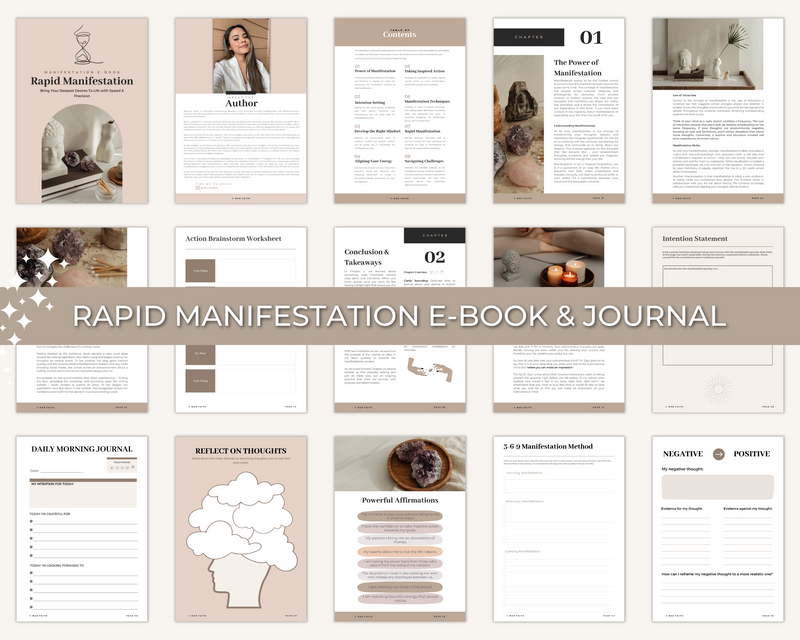 Rapid Manifestation E-book + Digital Planner