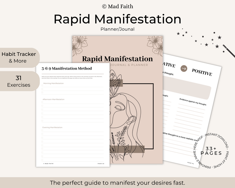 Rapid Manifestation Digital Planner/Journal