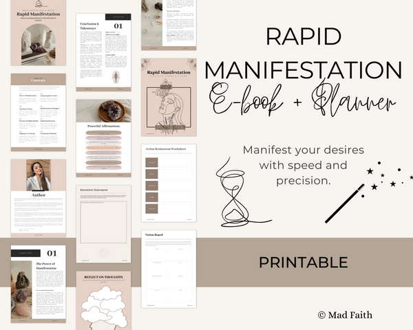 Rapid Manifestation E-book + Digital Planner