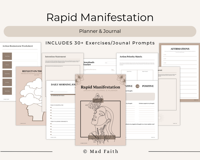 Rapid Manifestation Digital Planner/Journal