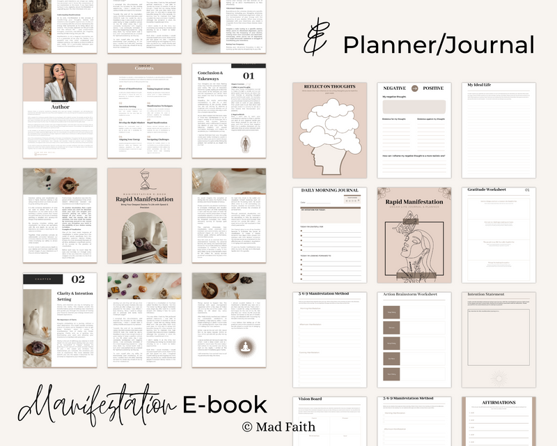 Rapid Manifestation E-book + Digital Planner